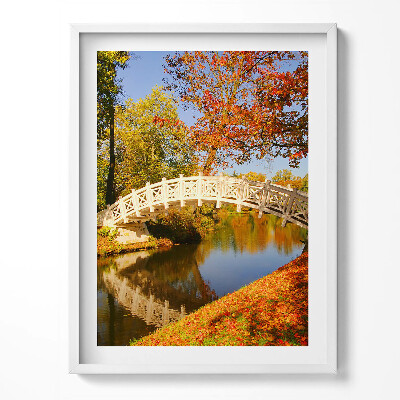 Keretezett kép Woerlitzer park aranyló őszben