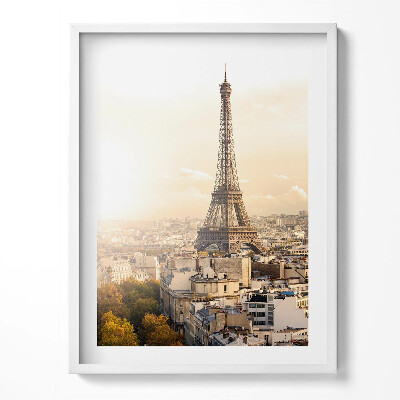 Kép keretben Az Eiffel-torony látképe