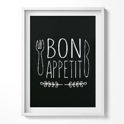 Kép keretben Ízletes felirat