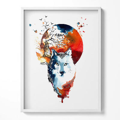 Kép keretben Boho puha füvek