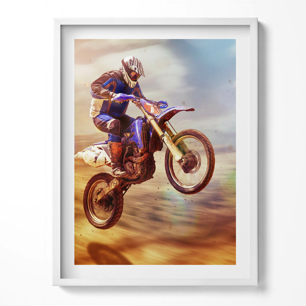 Kép keretben Inspiráló felirat: "Élvezz minden pillanatot"