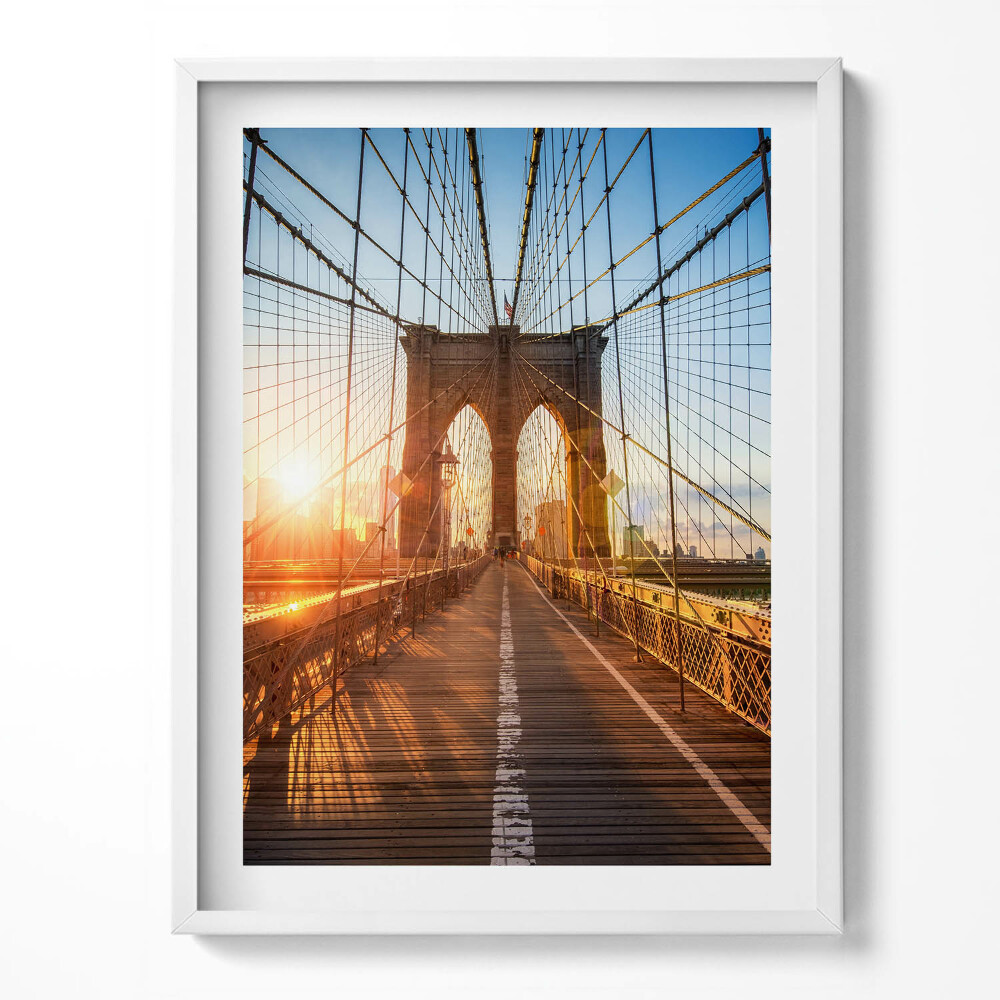 Keretezett kép Brooklyn Bridge NYC