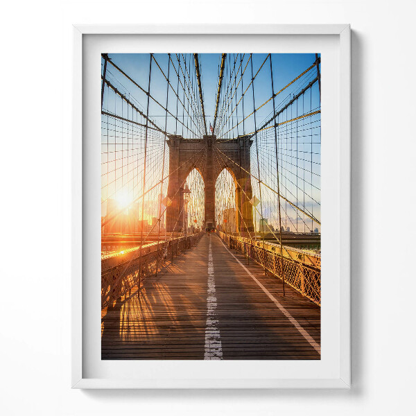 Keretezett kép Brooklyn Bridge NYC