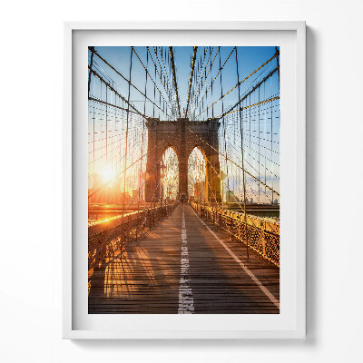 Keretezett kép Brooklyn Bridge NYC