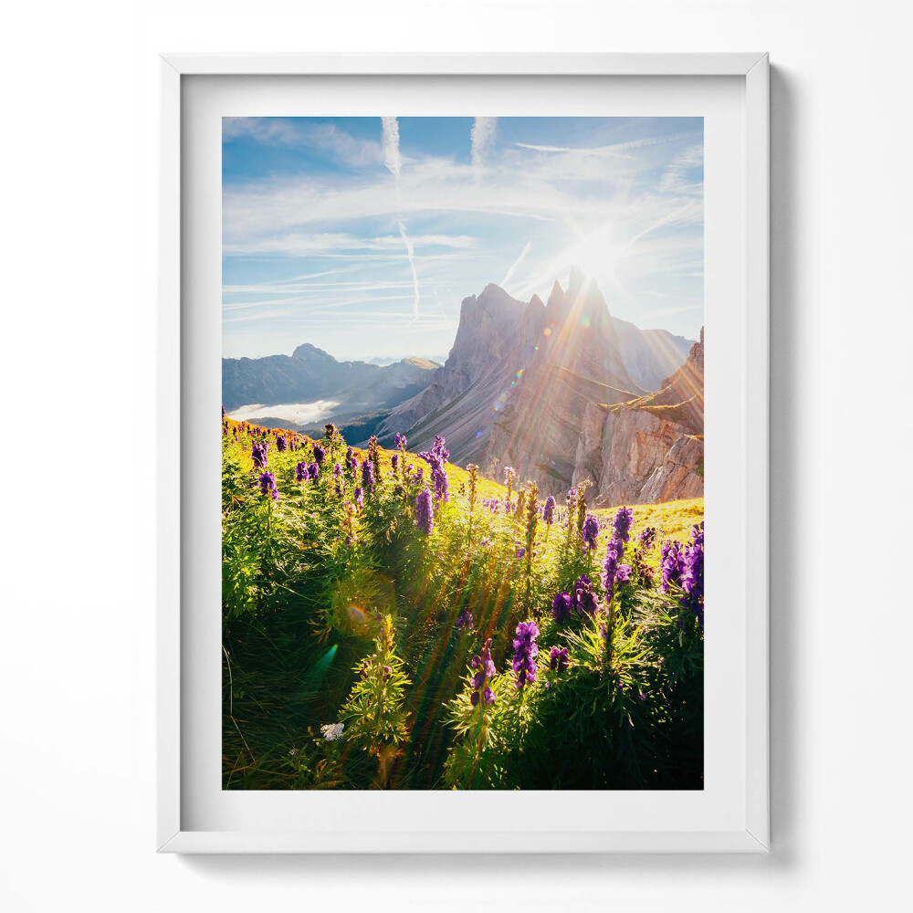 Keretezett kép Tájkép Dolomitok