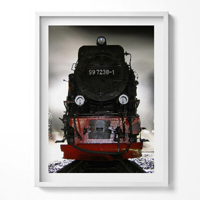 Keretezett kép Mozdonyok éjszaka