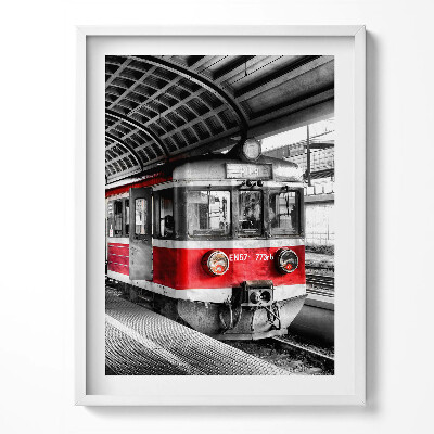 Kép keretben Régi vasúti peron