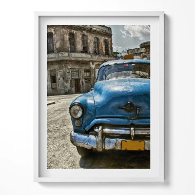 Kép keretben Klasszikus oldtimer autó