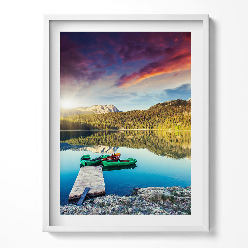 Kép keretben Folyó táj