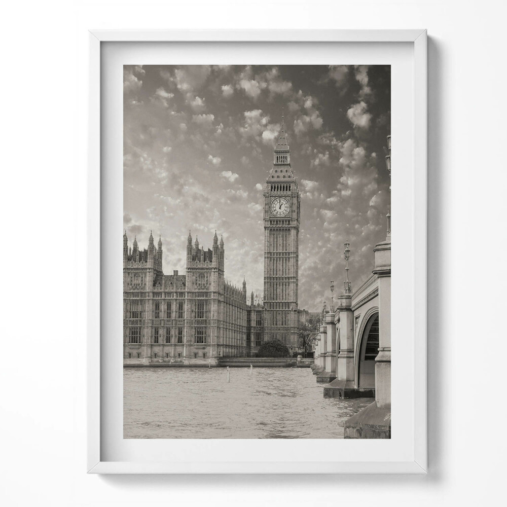 Kép keretben London Anglia várostérképe