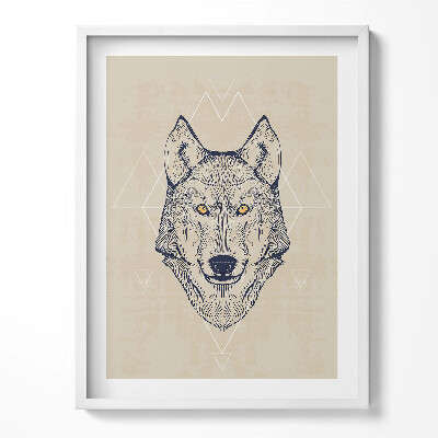 Keretezett kép Farkasfej
