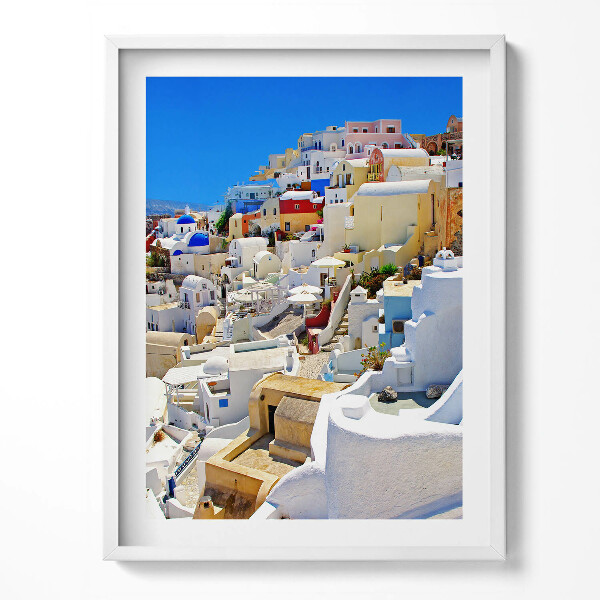 Keretezett kép Görögország Santorini