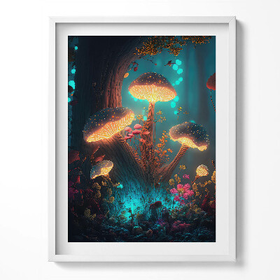 Keretezett kép Erdő és varázsgombák