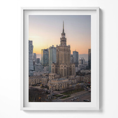 Kép keretben Kulturális és Tudományos Palota Varsó