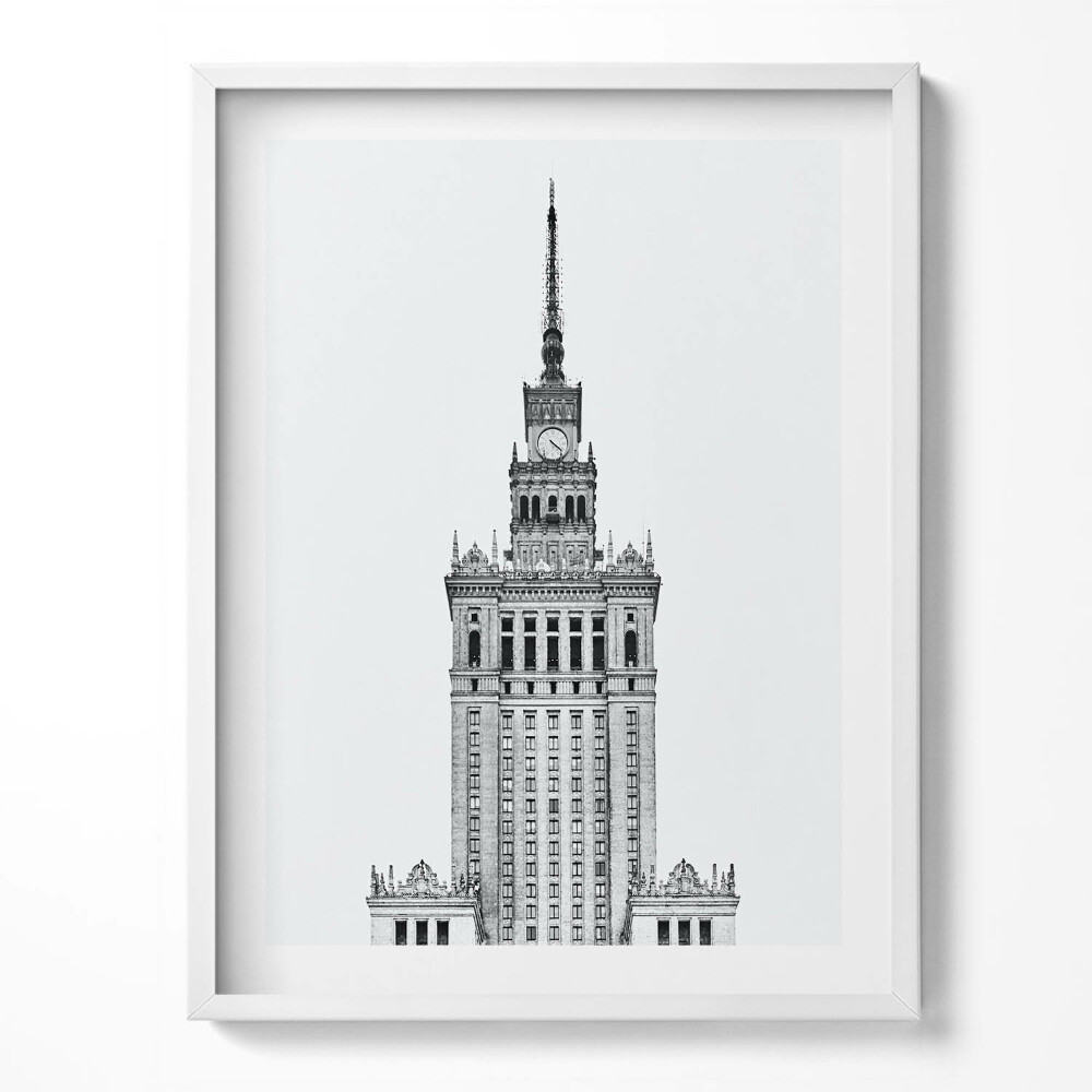 Kép keretben Kulturális és Tudományos Palota Palota Varsó