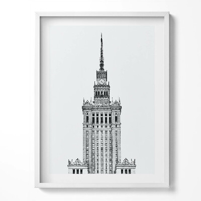 Kép keretben Kulturális és Tudományos Palota Palota Varsó