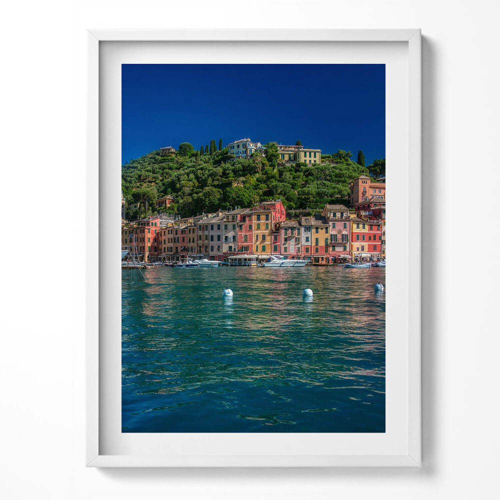 Kép keretben Hajók vitorlázás Portofinóban