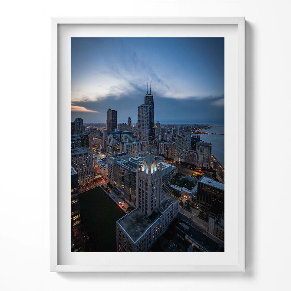 Keretezett kép Városkép Chicagóban