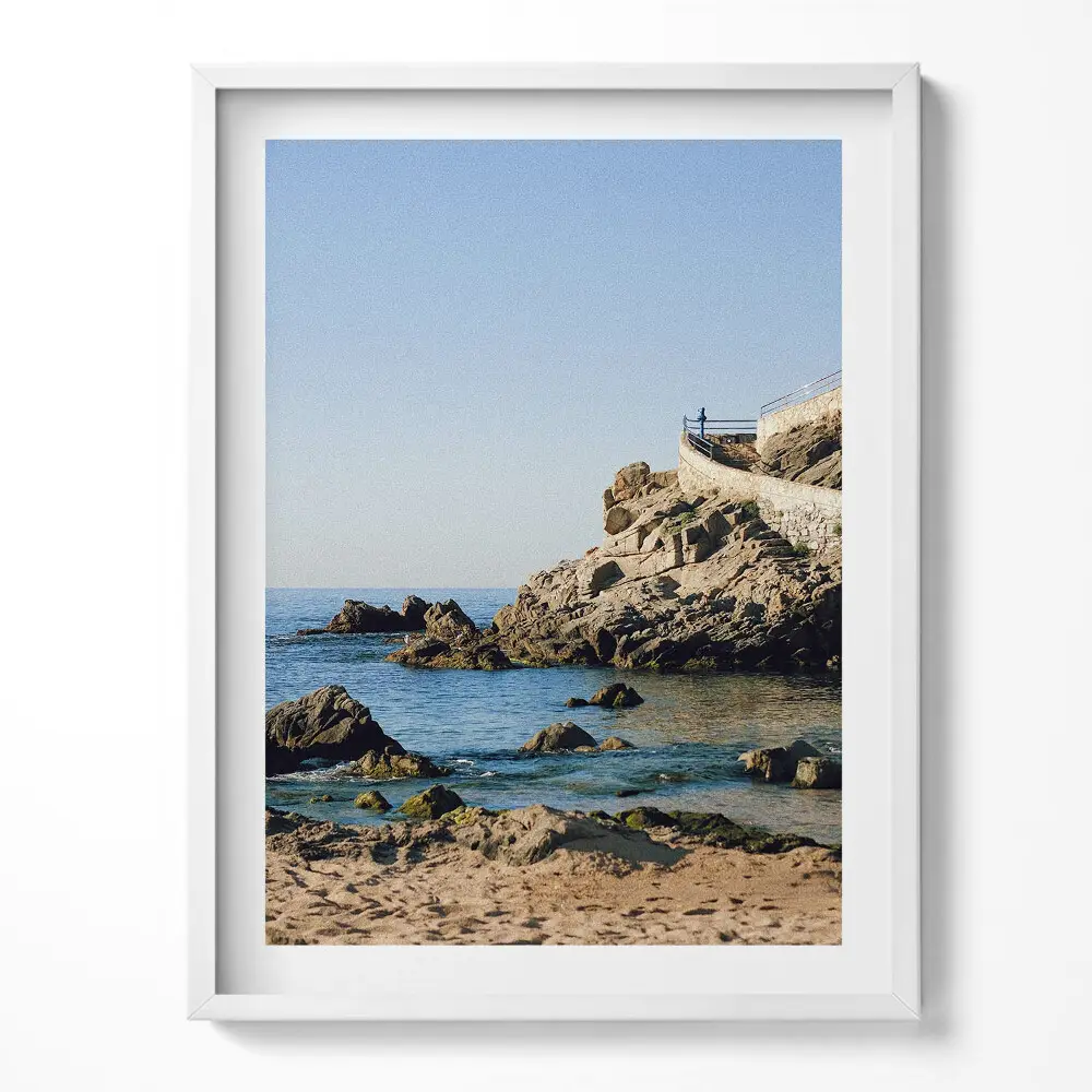 Kép keretben Costa Brava-i strand