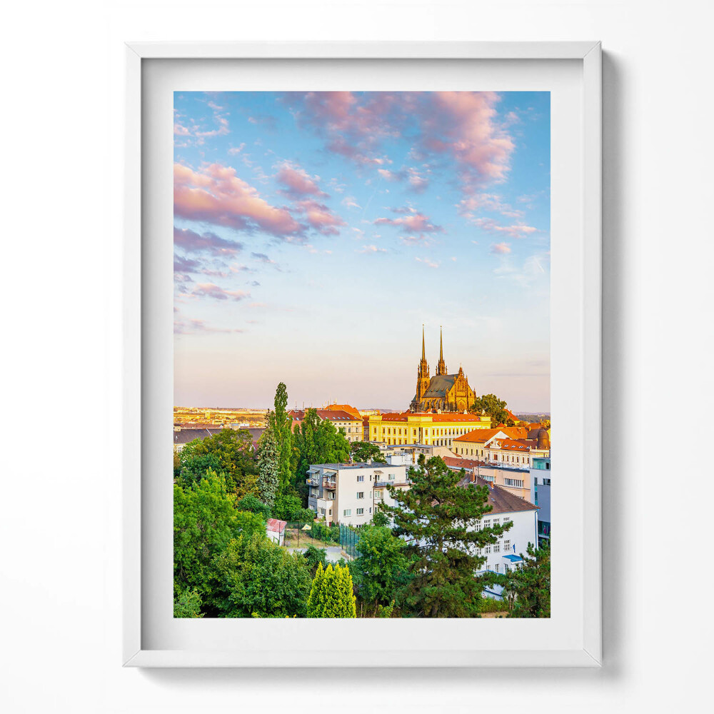 Kép keretben Épületek Brno Csehország