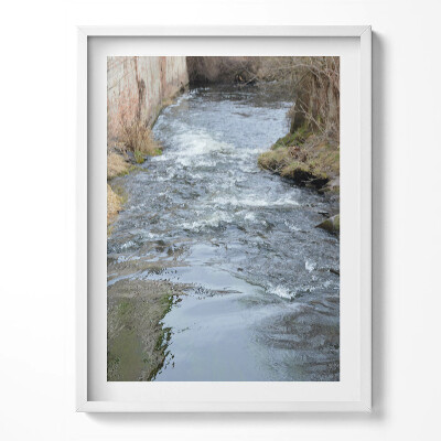 Keretezett kép Tasovice folyó Dyja Morvaország