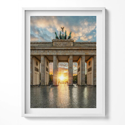 Kép keretben Brandenburgi kapu Berlinben