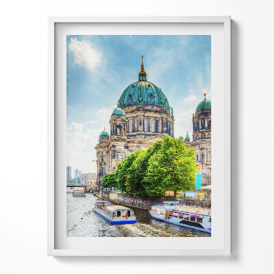 Kép keretben Berlini katedrális Németország