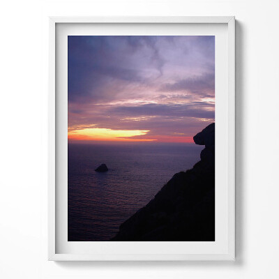 Kép keretben Kőfej