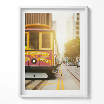 Keretezett kép Villamos San Franciscóban