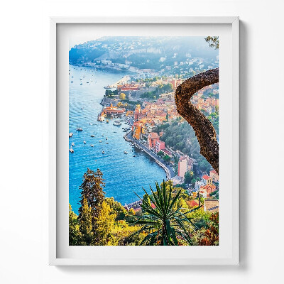 Keretezett kép Villefranche-sur-Mer falu