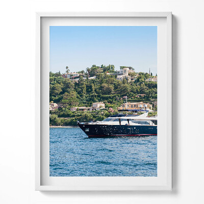 Keretezett kép Saint Tropez Provence Franciaországban