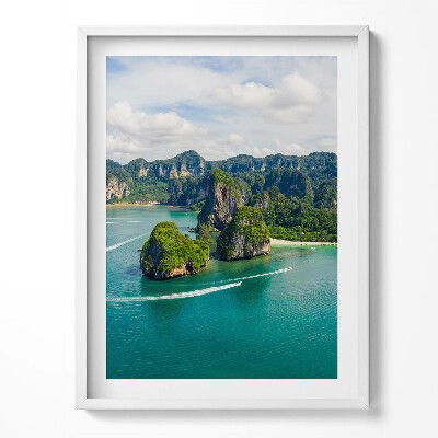 Kép keretben Sziget Thaiföldön