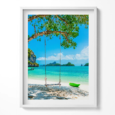 Kép keretben Napos sziget Thaiföldön