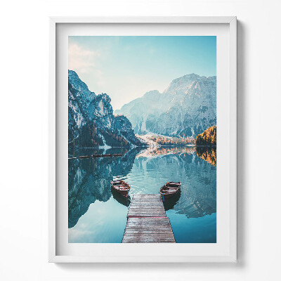 Keretezett kép Csónakok a tavon