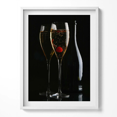 Keretezett kép Pezsgőspoharak