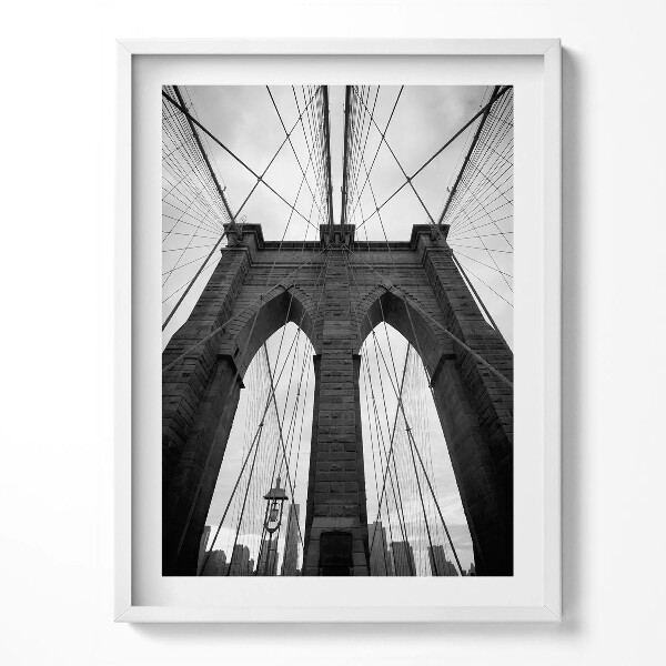 Kép keretben Brooklyn híd
