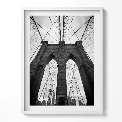 Kép keretben Brooklyn híd