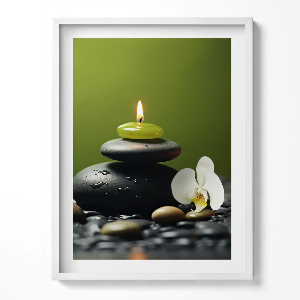 Kép keretben Zen relaxation nature and stones