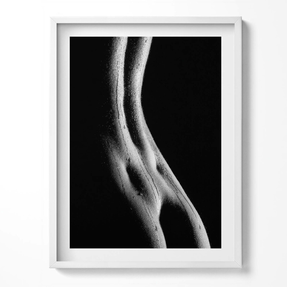 Kép keretben Emberi test - érzéki nő háta