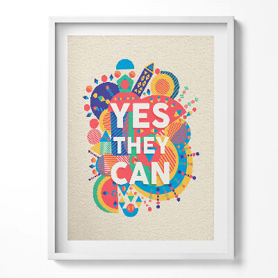 Kép keretben Motivációs felirat 