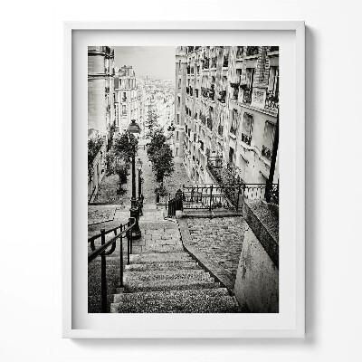 Keretezett kép Fekete- és Városi utca fehér nézete