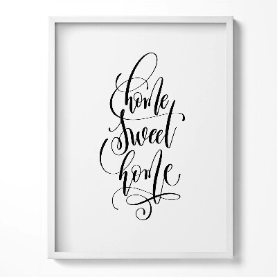 Kép keretben Dekoratív felirat a lakásra 