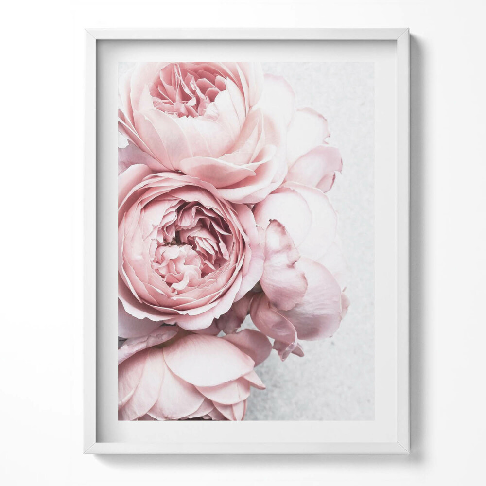 Kép keretben Finom romantikus virágcsokor