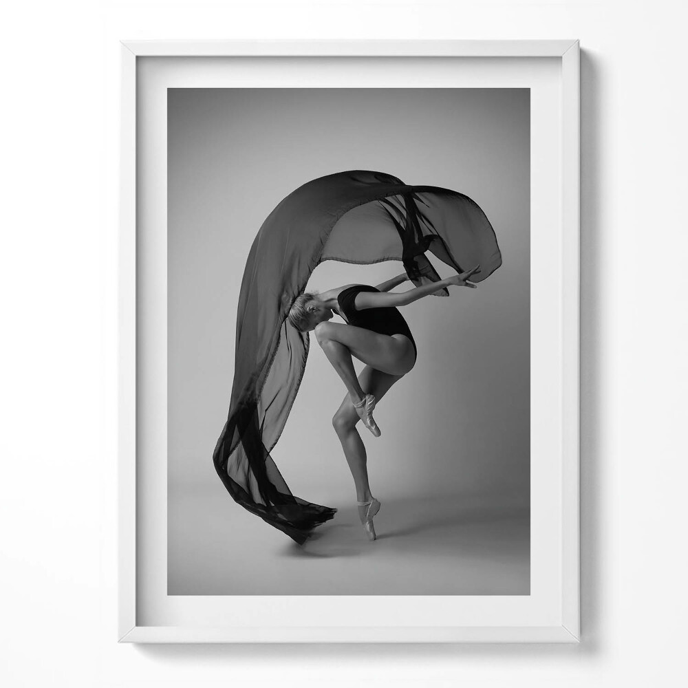 Keretezett kép Kép egy táncosról tánc közben