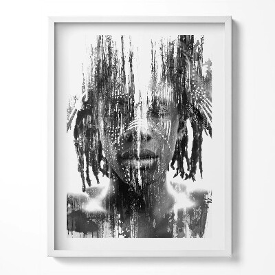 Keretezett kép Illusztráció egy afrikai őslakosról