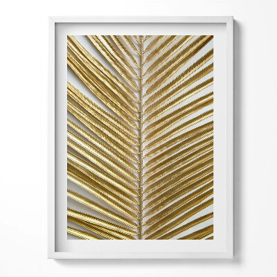 Kép keretben Aranylevél csillogás