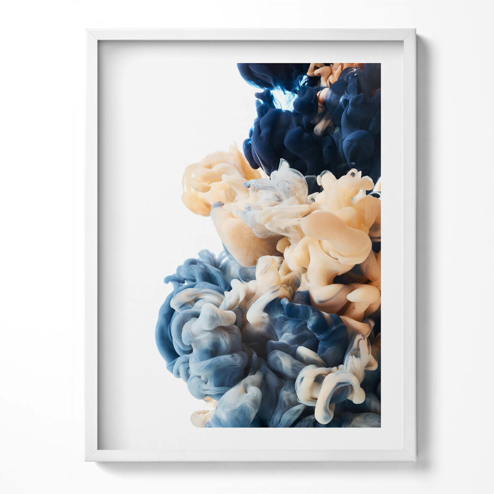 Kép keretben Sűrű színes füst