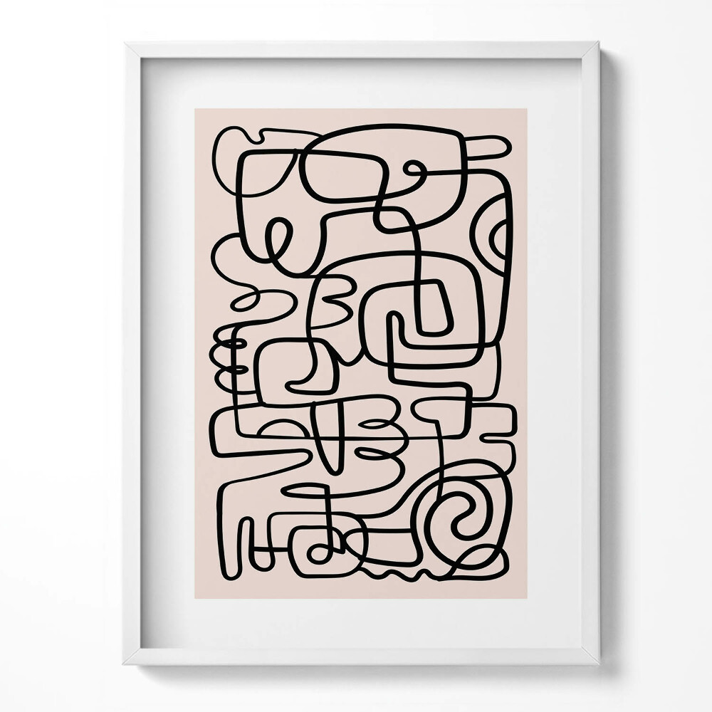 Kép keretben Művészet absztrakt formák