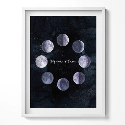 Keretezett kép Illustration of moon phase