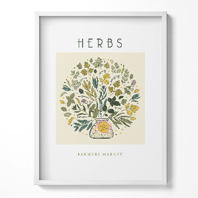 Keretezett kép Gyógynövények illusztrációja